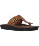 Bata Brown Men's Thong Flip Flop