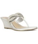 Bata Silver Women's Sandal Heels