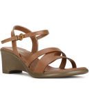 Bata Tan Women's Sandal Heels