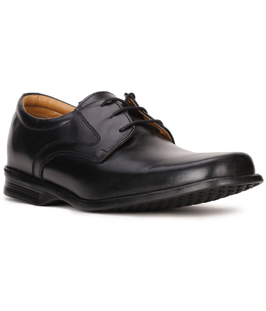     			Bata Black Men's Derby Formal Shoes