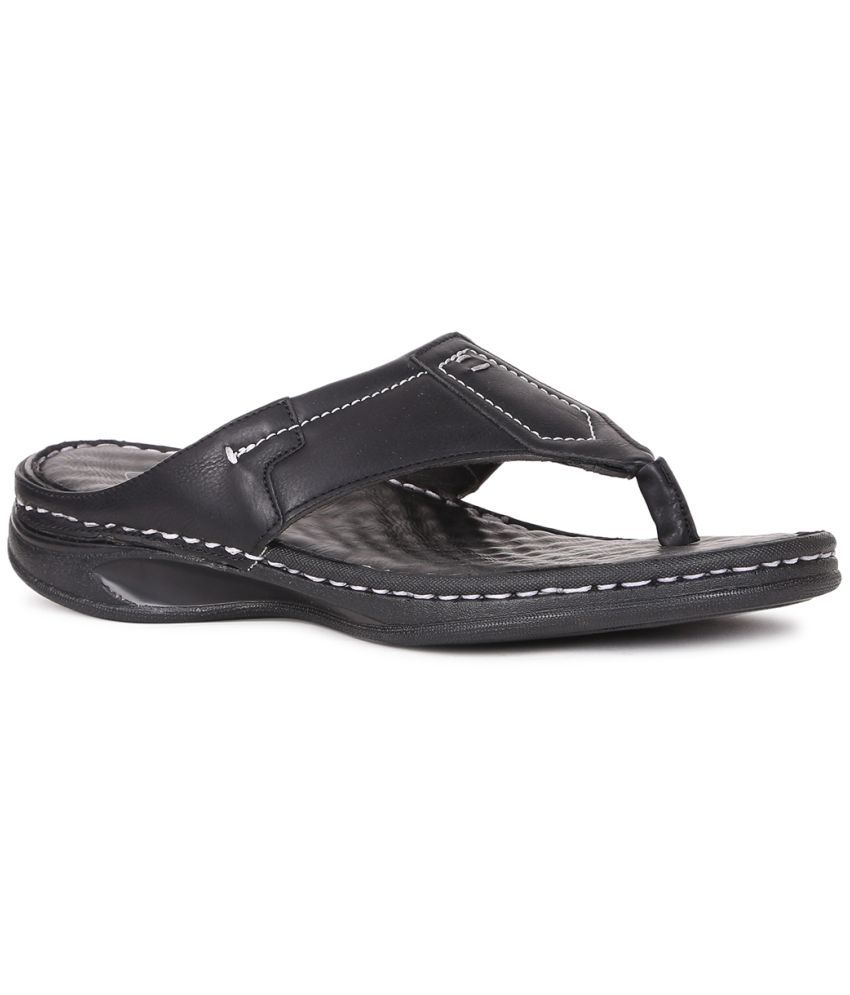     			Bata Black Men's Thong Flip Flop