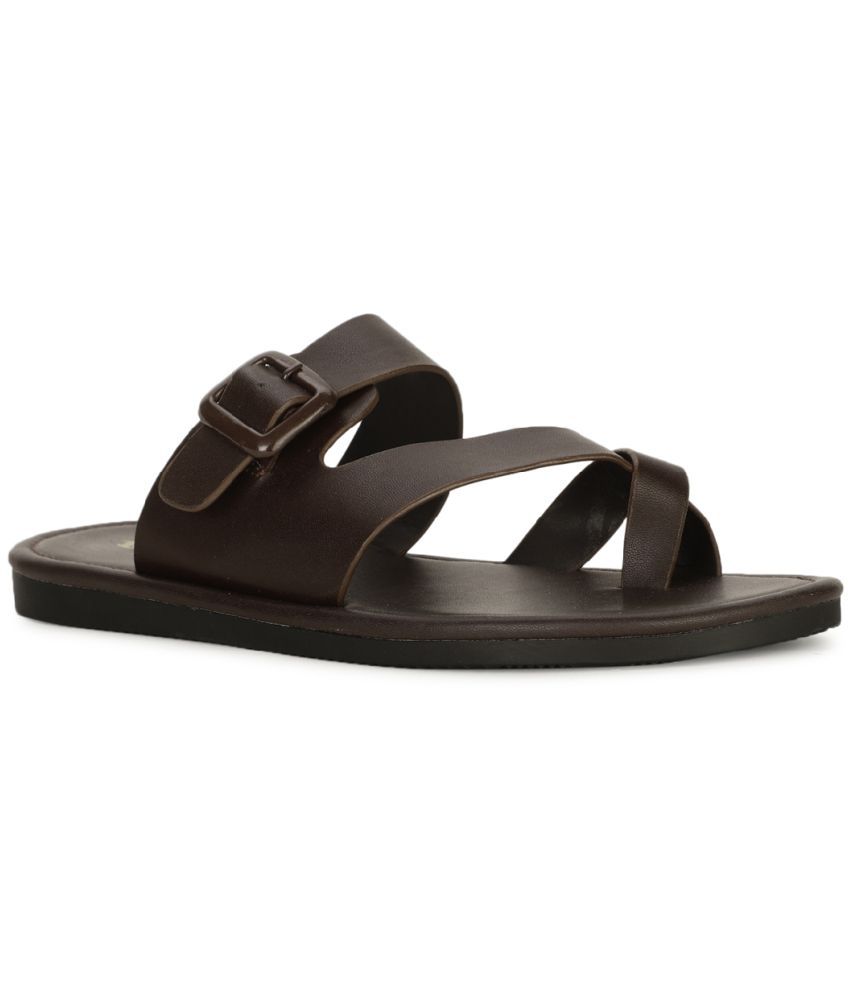     			Bata - Brown Men's Sandals