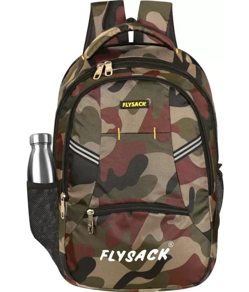     			FLYSACK Multi Color PU Backpack ( 30 Ltrs )