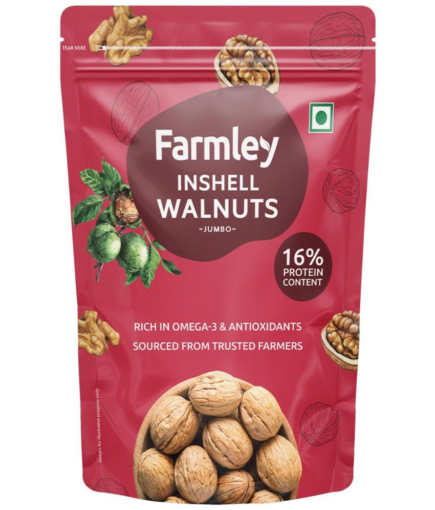     			Farmley California Inshell Walnuts(Saboot Akhrot) 500g