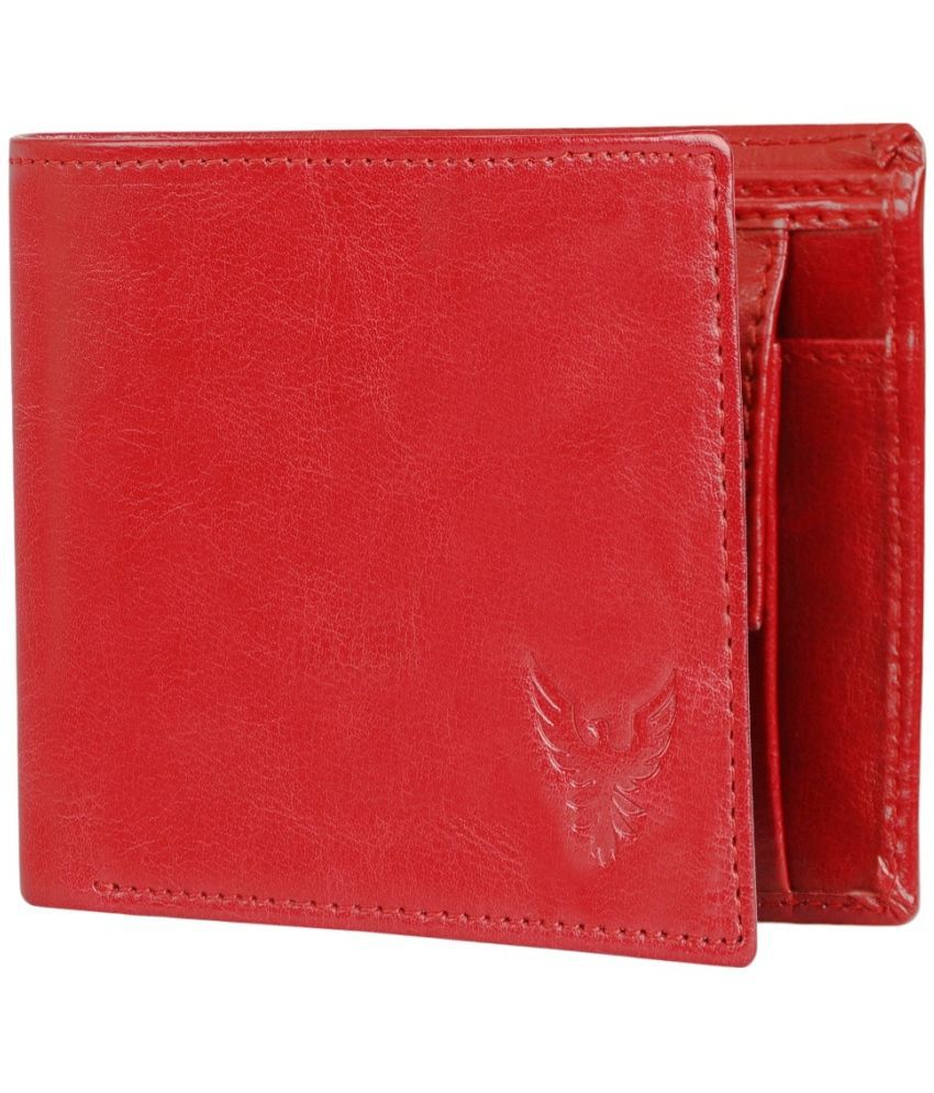     			Goldalpha Red PU Men's Two Fold Wallet ( Pack of 1 )
