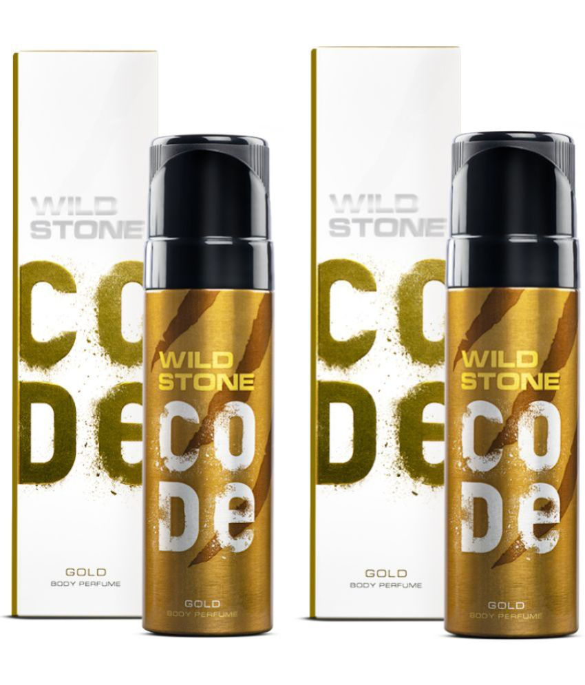     			Wild Stone CODE Gold Body Perfume for Men, Pack 2(each 150) Eau De Parfum (EDP) For Men 2 ( Pack of 2 )