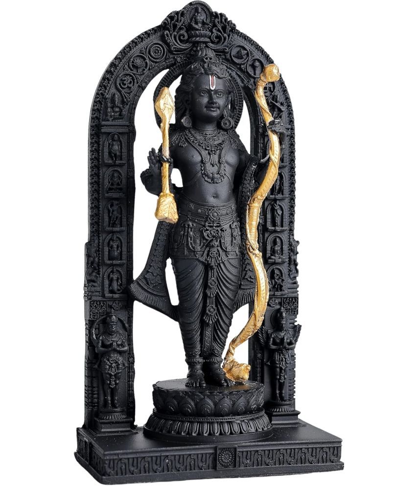     			Yukti Craft Polyresin 3D Ram Lalla Ayodhya Idol Statue Showpiece Murti (17 cm)