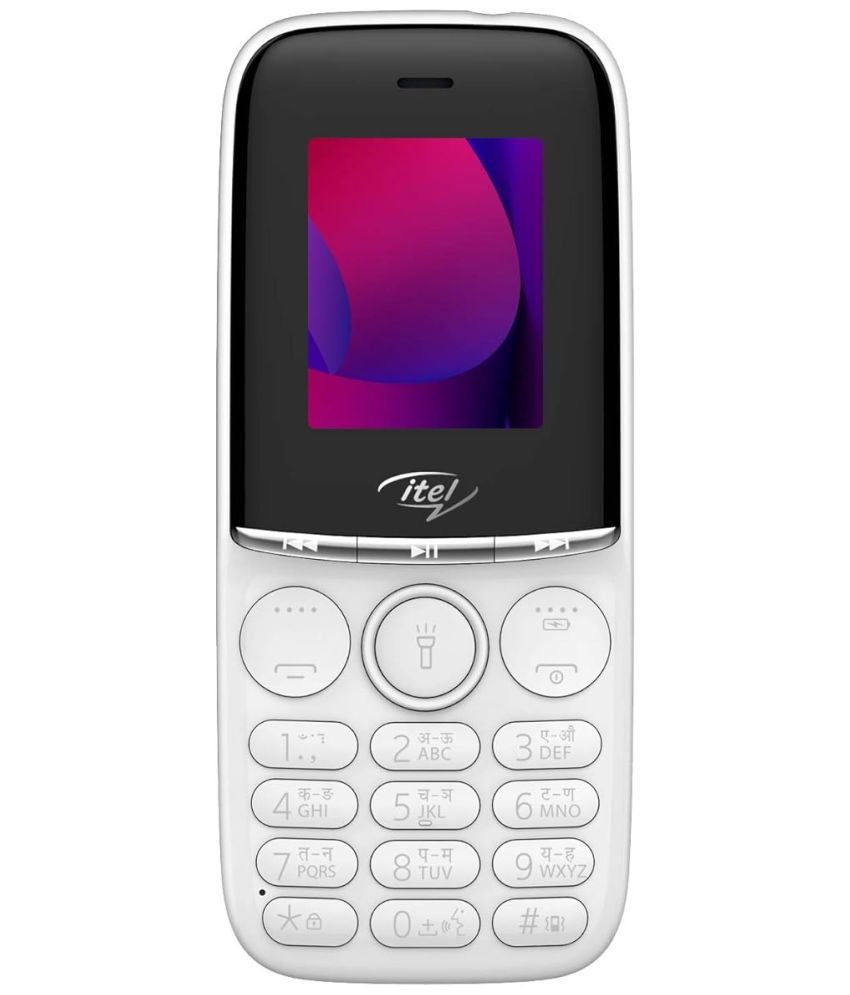     			itel Muzik110 Dual SIM Feature Phone White