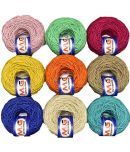 M.G ENTERPRISE Jute Combo V2 Colour Exclusive Twine Ball Threads String Rope 3 Ply 225 m (9 Colours / 25 m Each) for Creative Decoration