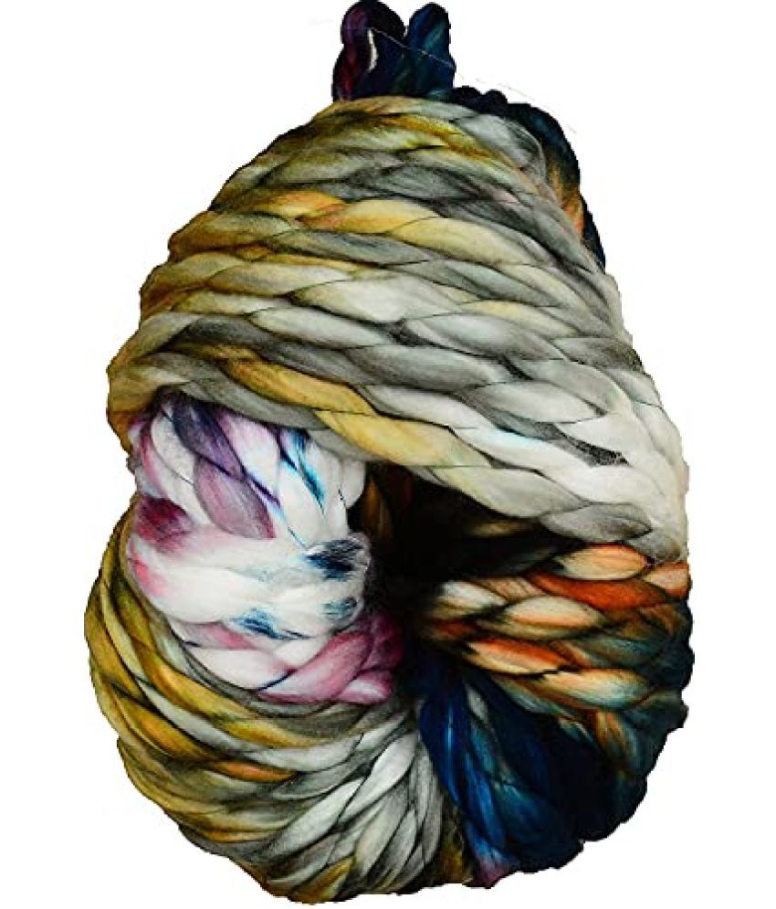     			M.G ENTERPRISE Jumbo Finger and Arm Knitting Wool Art Craft Yarn (300 gm)