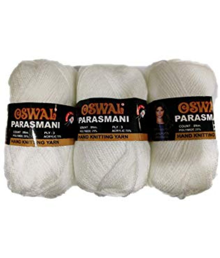     			NTGS Oswal parasmani Wool Hand Knitting Soft Fingering Crochet Hook Colour (100GMS Each) 600GMS Shade no.24