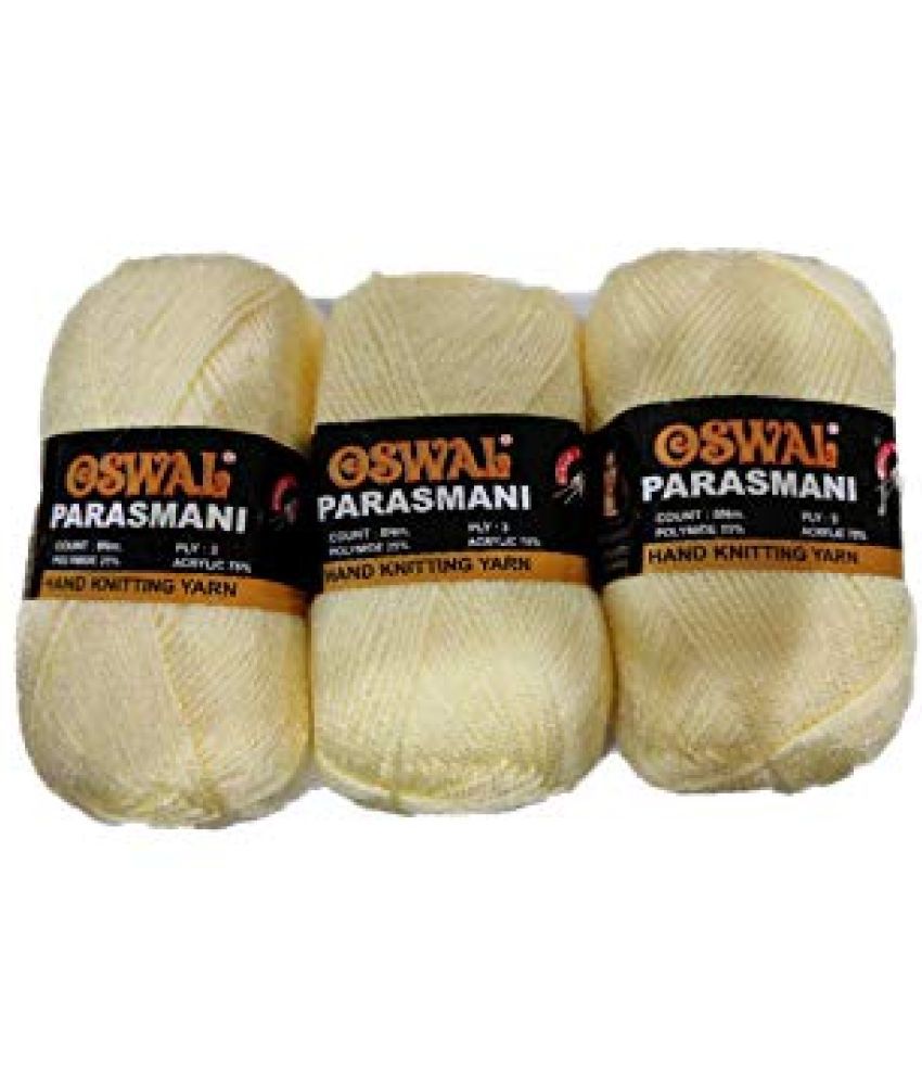     			NTGS Oswal parasmani Wool Hand Knitting Soft Fingering Crochet Hook Colour (100GMS Each) 700GMS Shade no.2