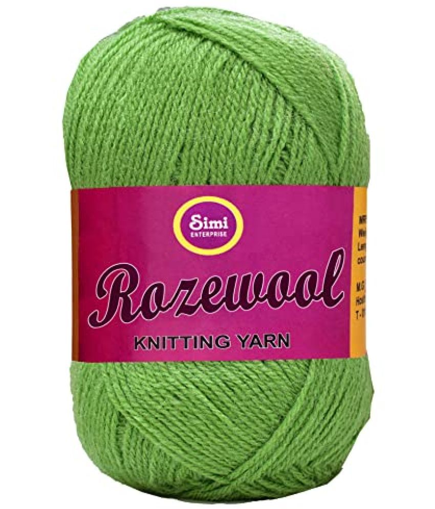     			NTGS Rosemary Dark Skin 200 GMS Wool Ball Hand Knitting Wool/Art Craft Soft Fingering Crochet Hook Yarn, Needle Knitting Yarn Thread Dyed-Art-GJD