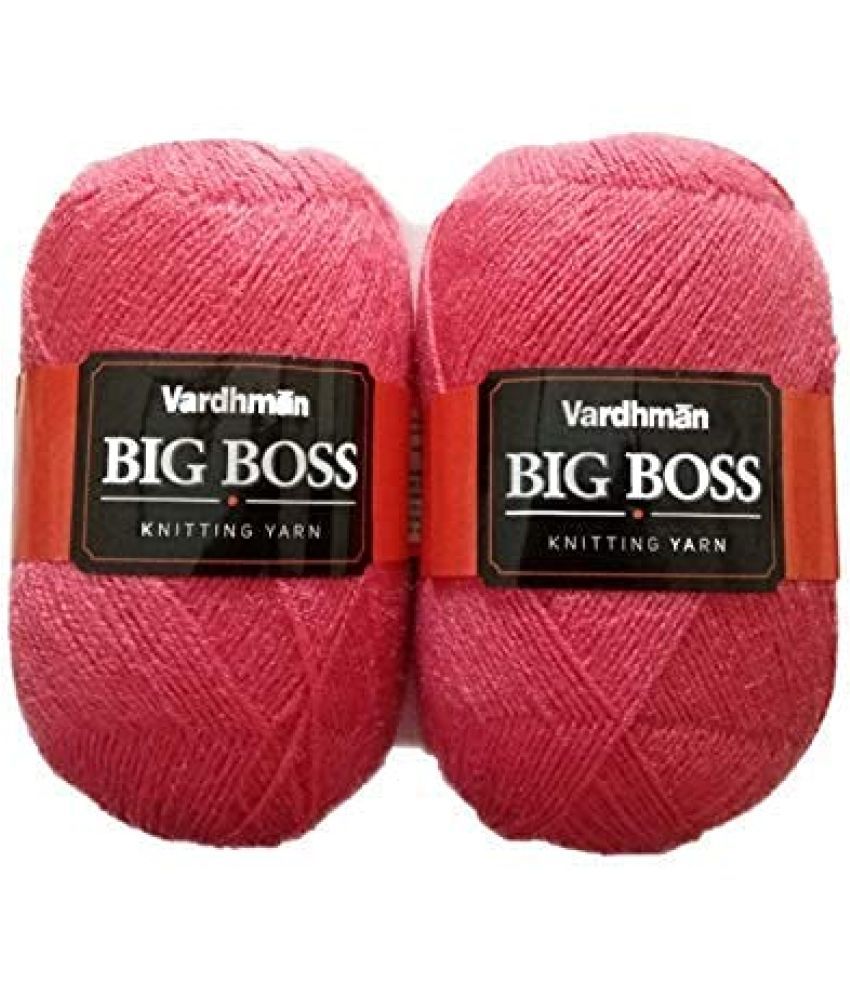     			NTGS Vardhman Big boss Wool Hand Knitting Yarn Soft Fingering Wool Thread Art Craft Dark Peach Shade no.29 800grms