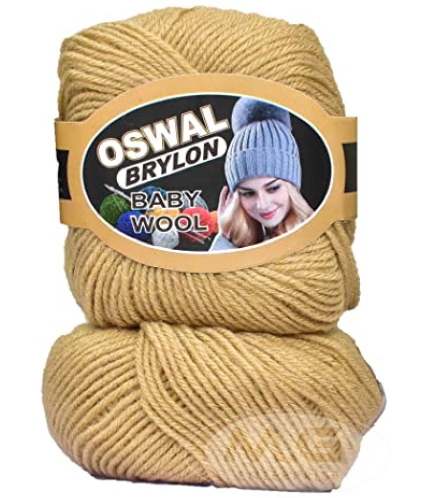     			Oswal 100% Acrylic Wool Skin 4 GMS Wool 4 ply Wool Ball Hand Knitting Wool/Art Craft Soft Fingering Crochet Hook Yarn- Art-AECC