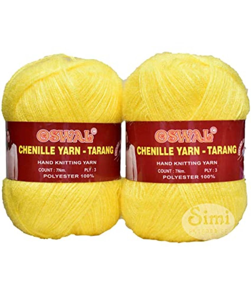     			Oswal 3 Ply Knitting Yarn Wool, Kacha Pila 600 gm Best Used with Knitting Needles, Crochet Needles Wool Yarn for Knitting. by Oswal