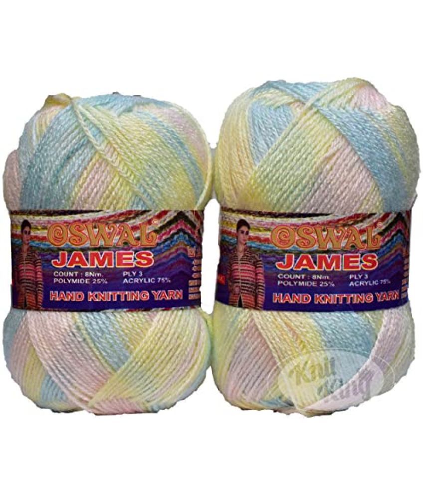     			Oswal James Knitting Yarn Wool, Daffodil Ball 700 gm Best Used with Knitting Needles, Crochet Needles Wool Yarn for Knitting. by Oswa RD