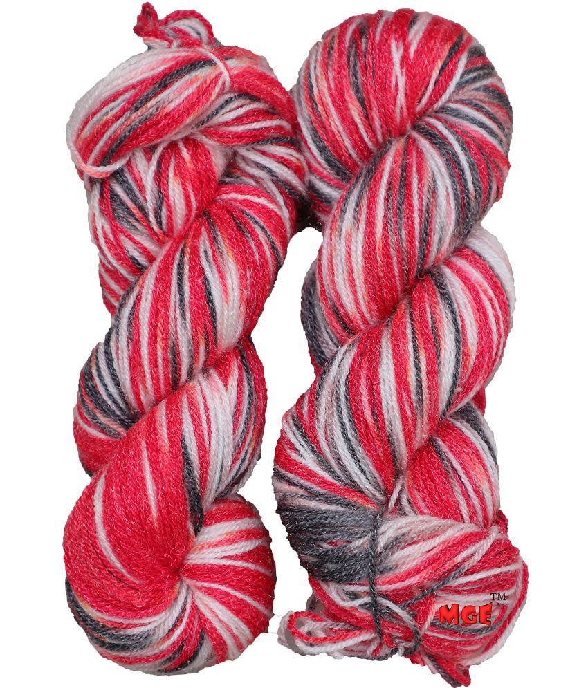     			Oswal Knitting Yarn Wool, Red Berry 2 500 gm Woolen Crochet Yarn Thread. Best Used with Knitting Needles, Crochet Needles