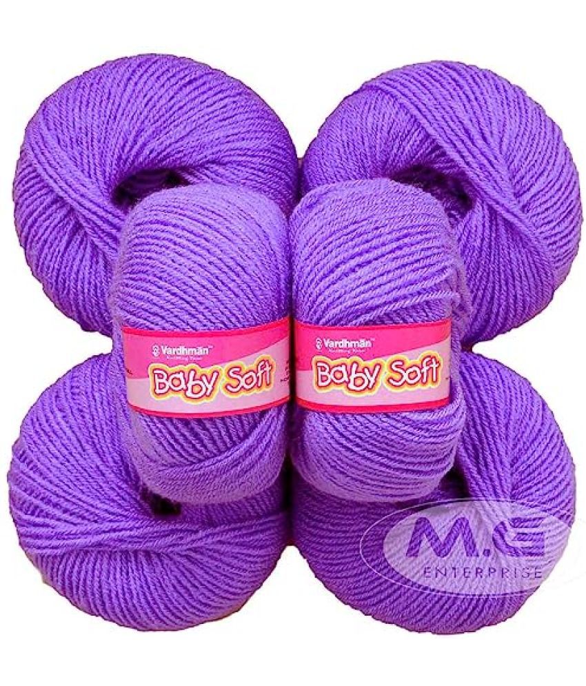     			Vardhman 100% Acrylic Wool Iris (16 pc) Baby Soft Wool Ball Hand Knitting Wool/Art Craft Soft Fingering Crochet Hook Yarn, Needle Knitting Yarn Thread Dyed