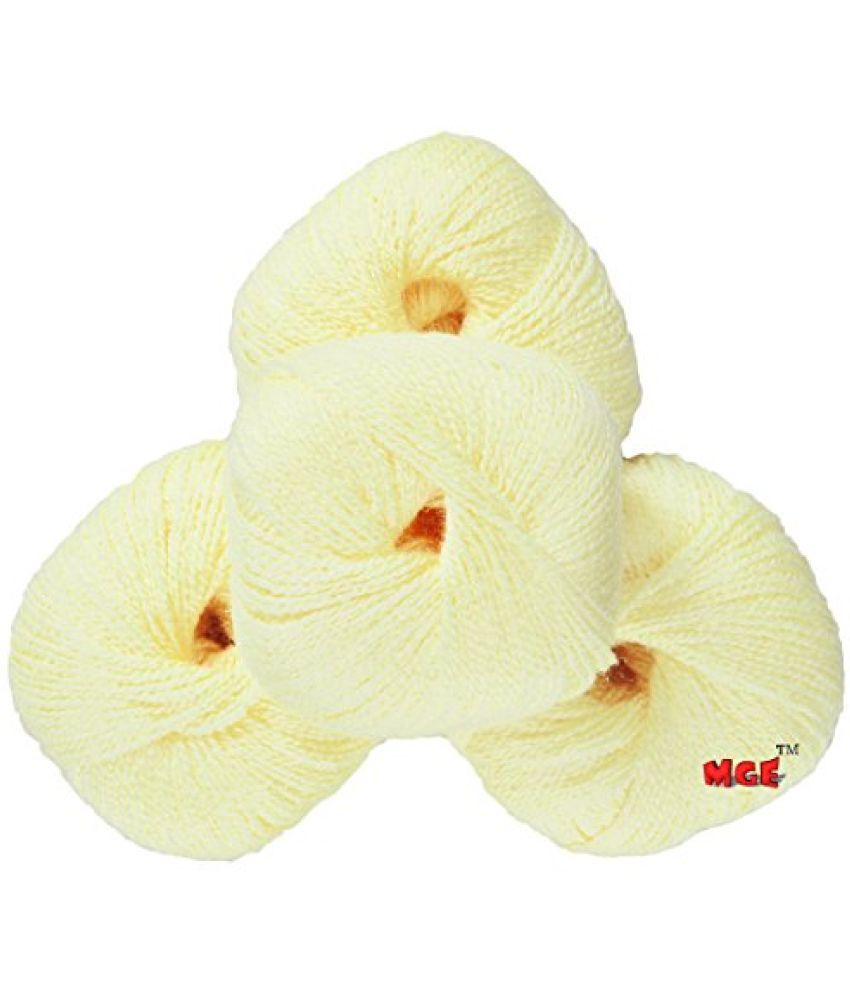     			Vardhman Acrylic and Nylon Knitting Wool, Pack of 4 (Cream)