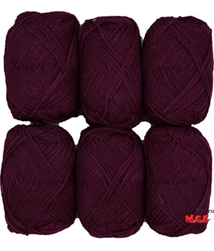     			Vardhman Bunny Dark Magenta Pack of 10 (250 gm)