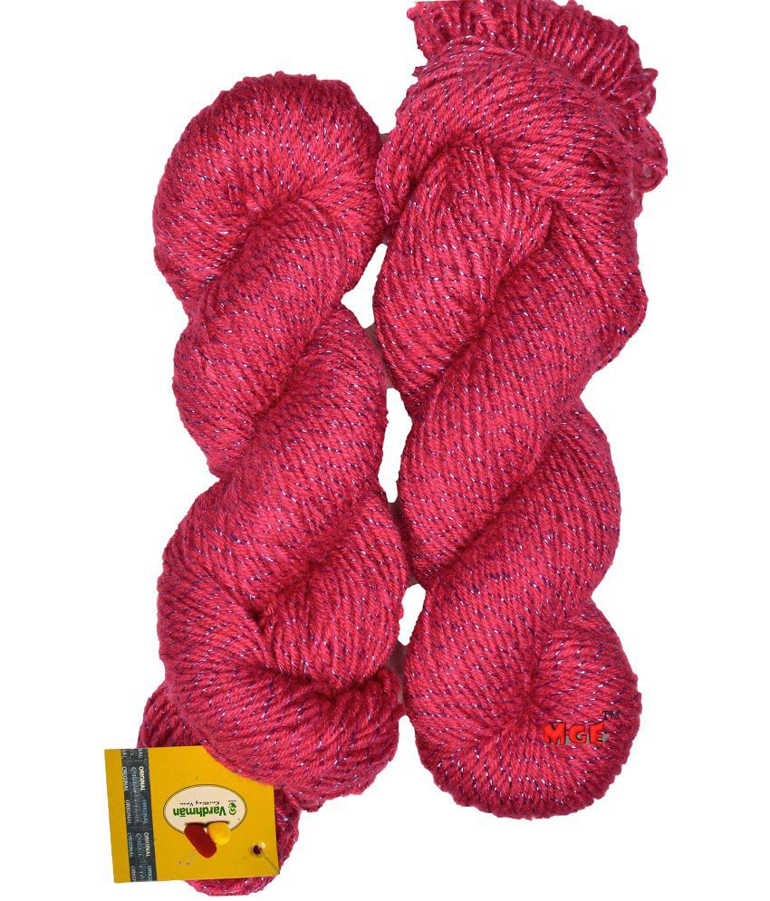     			Vardhman Knitting Yarn Wool SL Magenta 200 gm Best Used with Knitting Needles, Crochet Needles Wool Yarn for Knitting. by Vardhman