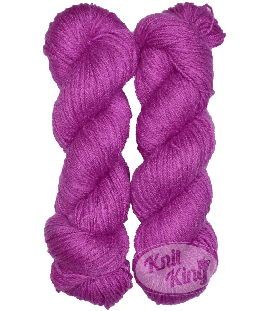     			Vardhman Wool Li Purple 500 gm Best Used with Knitting Needles, Crochet Needles Wool Yarn for Knitting. by H VARDHMA VD