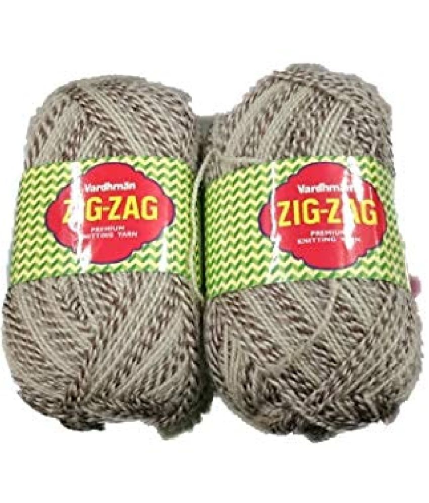     			Vardhman Zig ZAG Wool Hand Knitting Crochet Soft Fingering 400gm