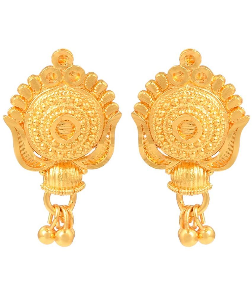     			ADMIER Golden Stud Earrings ( Pack of 1 )