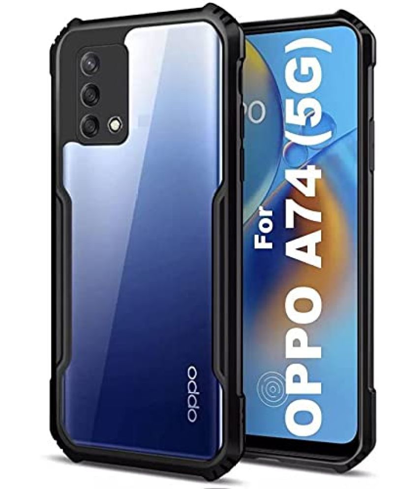     			Bright Traders Shock Proof Case Compatible For Polycarbonate Oppo A74 5G ( Pack of 1 )