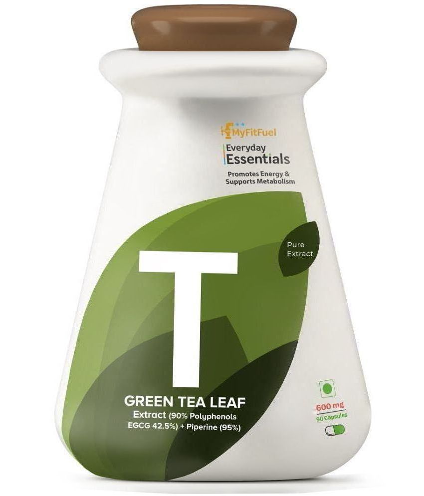     			MyFitFuel Green Tea Extract 90% Polyphenol, 42.5% EGCG +Piperine 600mg 90 Caps 90 no.s Minerals Capsule