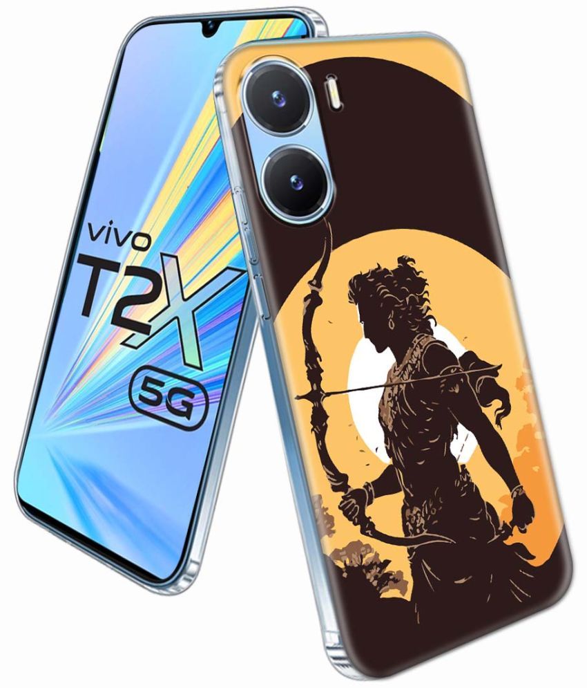     			NBOX Multicolor Printed Back Cover Silicon Compatible For Vivo T2x 5G ( Pack of 1 )