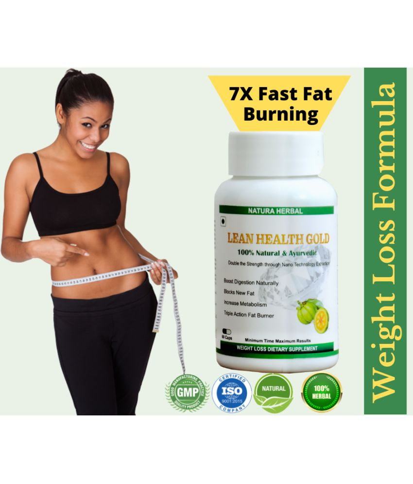     			Natura Herbal Lean Healh Gold Weight Loss & (Fat Burner) Supplement For men and women 60 no.s Unflavoured Single Pack