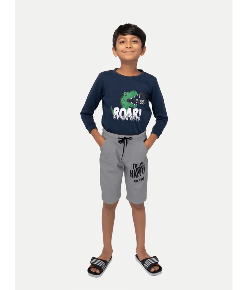     			Radprix - Grey Cotton Blend Boys Shorts ( Pack of 1 )