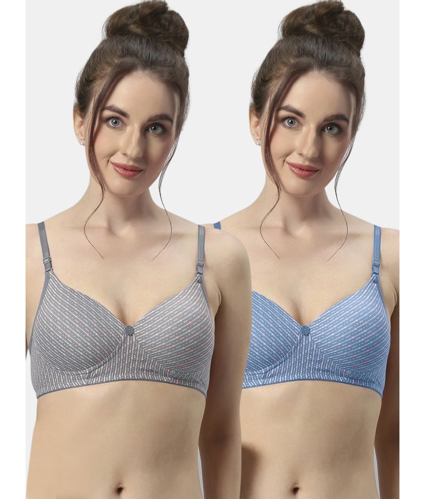     			Sonari Pack of 2 Polyester Lightly Padded Women's T-Shirt Bra ( Multicolor ) maggigreysky