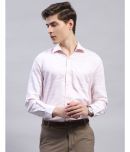 Monte Carlo 100% Cotton Regular Fit Solids Full Sleeves Men's Casual Shirt - Pink ( Pack of 1 )