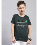 Monte Carlo Pack of 1 Boys Cotton Blend T-Shirt ( Green )