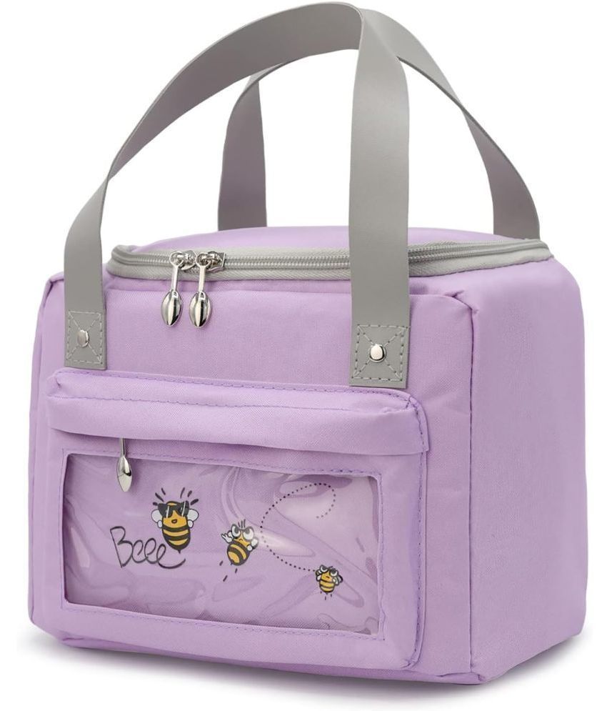     			House Of Quirk Purple Lunch Bags ( 1 Pc )