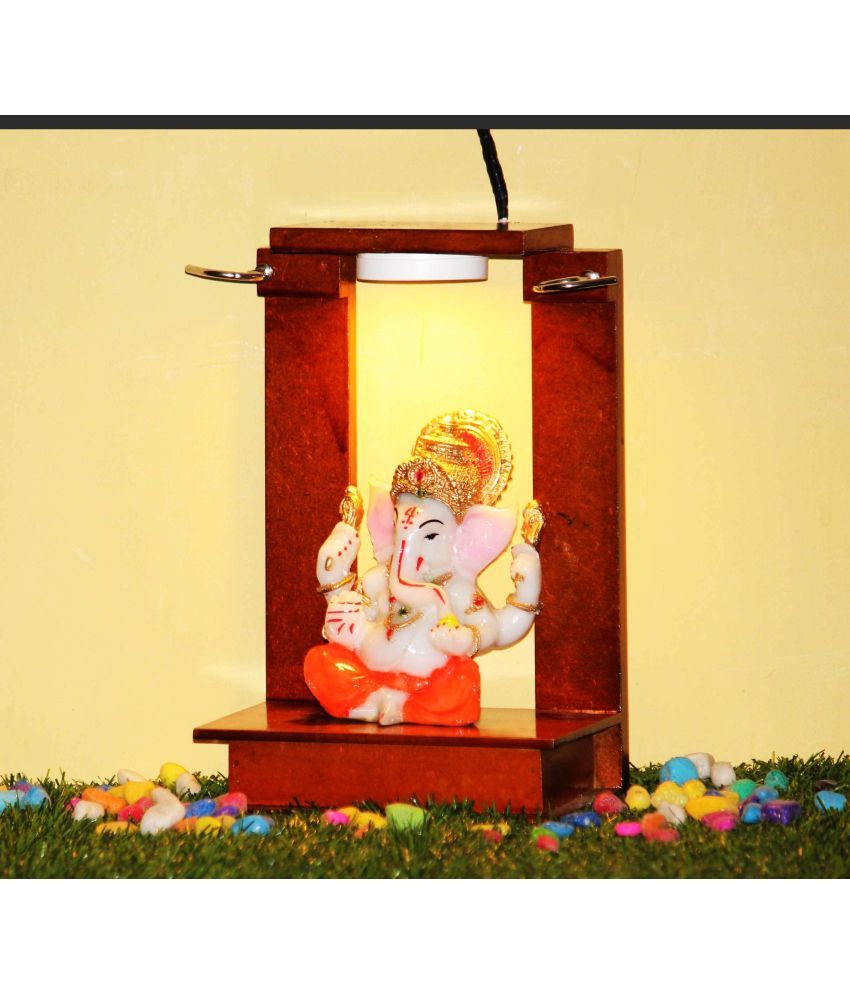     			Miss Peach Palm Ganesha Showpiece 27 cm - Pack of 1