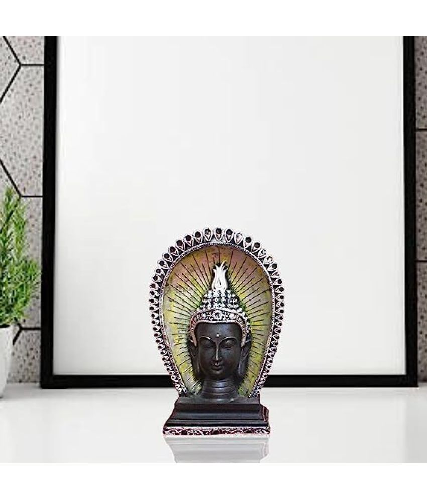     			Miss Peach Samadhi Buddha Showpiece 25 cm - Pack of 1