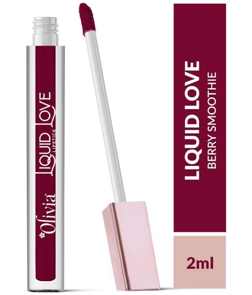     			OLIVIA Rosy Red Matte Lipstick 20.7