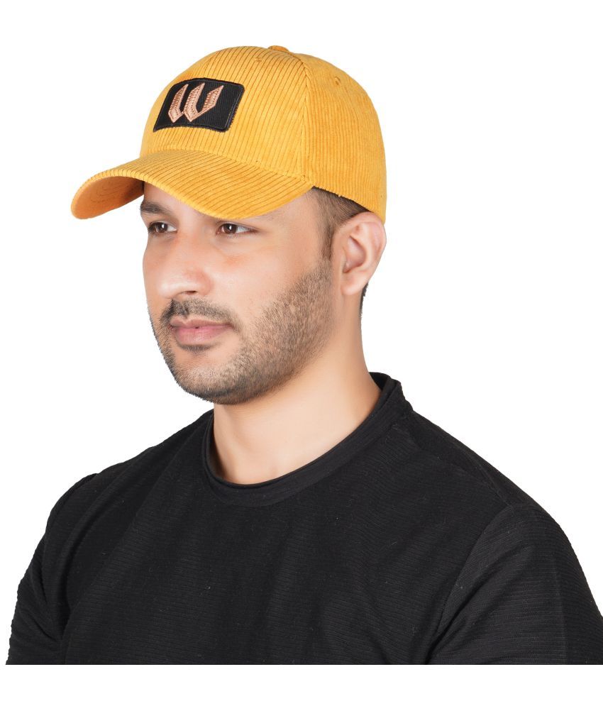     			PENYAN Yellow Cotton Blend Men's Cap ( Pack of 1 )