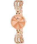 Jainx Rose Gold Metal Analog Womens Watch