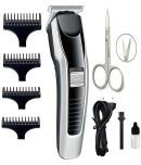 geemy Professional Silver Cordless Beard Trimmer With 60 minutes Runtime