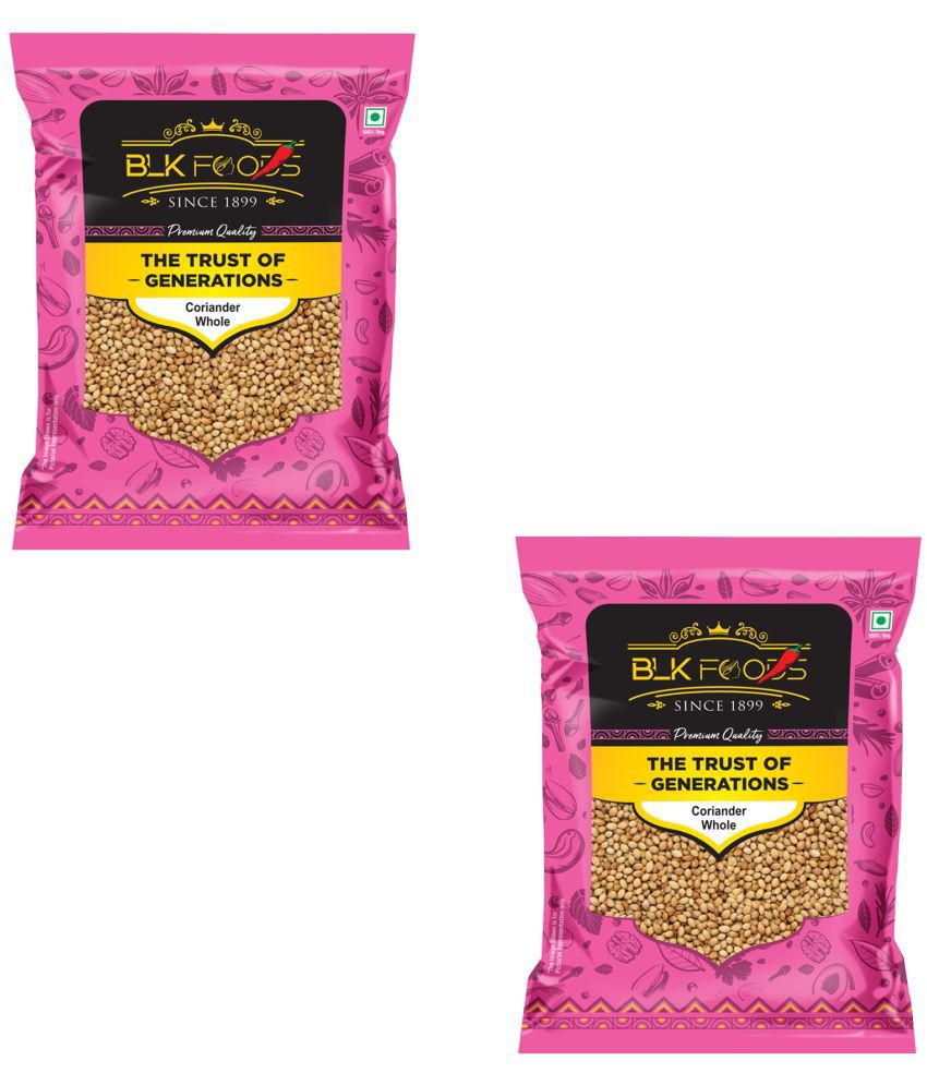     			BLK FOODS Select Coriander Whole (Dhaniya Sabut) 500g (2 X 250g) 500 gm Pack of 2