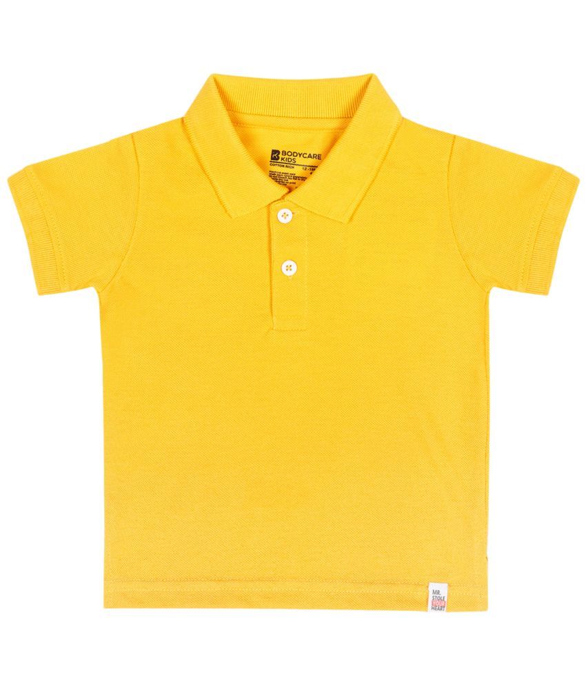     			Bodycare Pack of 1 Baby Boys Cotton Blend Polo T-Shirt ( Yellow )