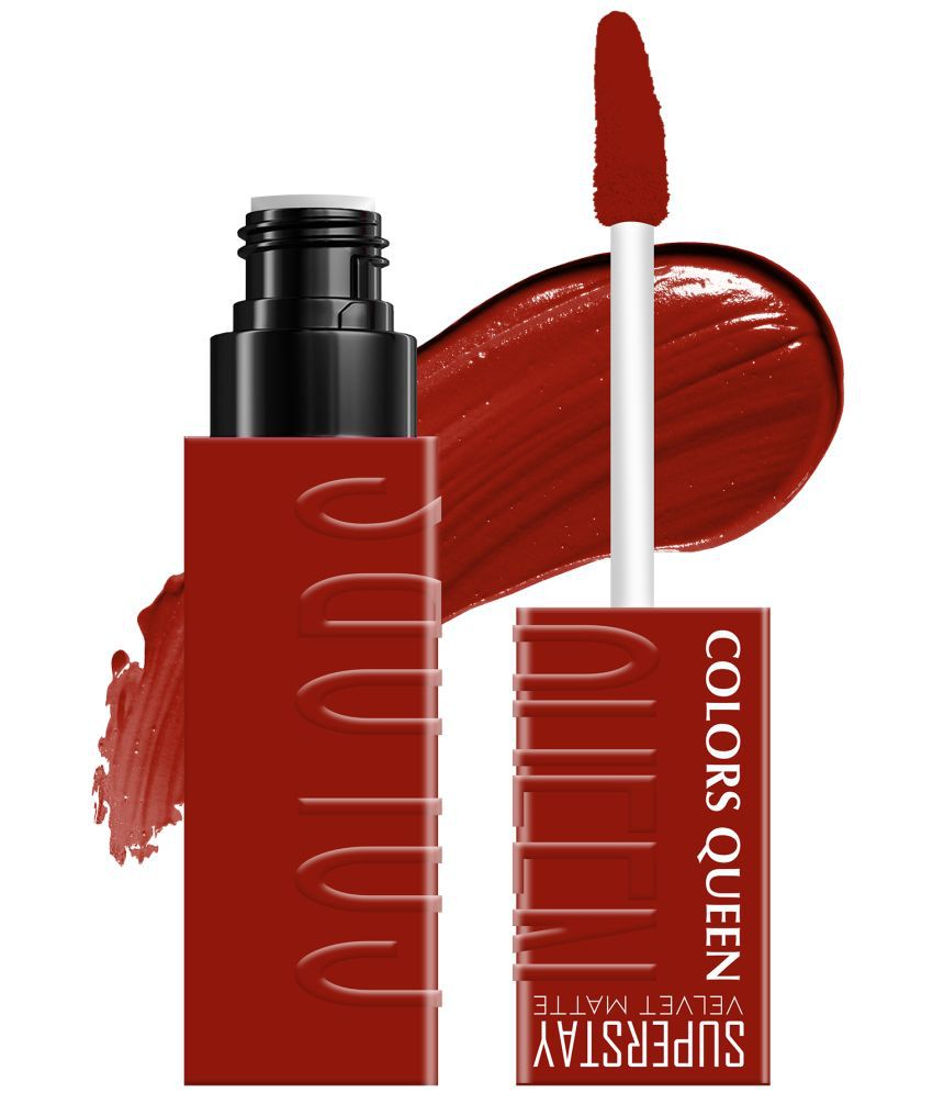    			Colors Queen Blood Red Matte Lipstick 4.2ml