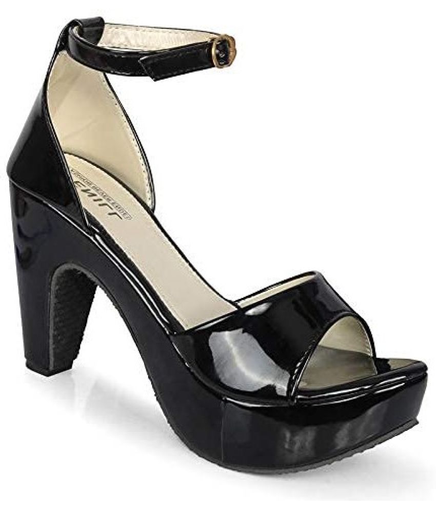     			Denill Black Women's Sandal Heels