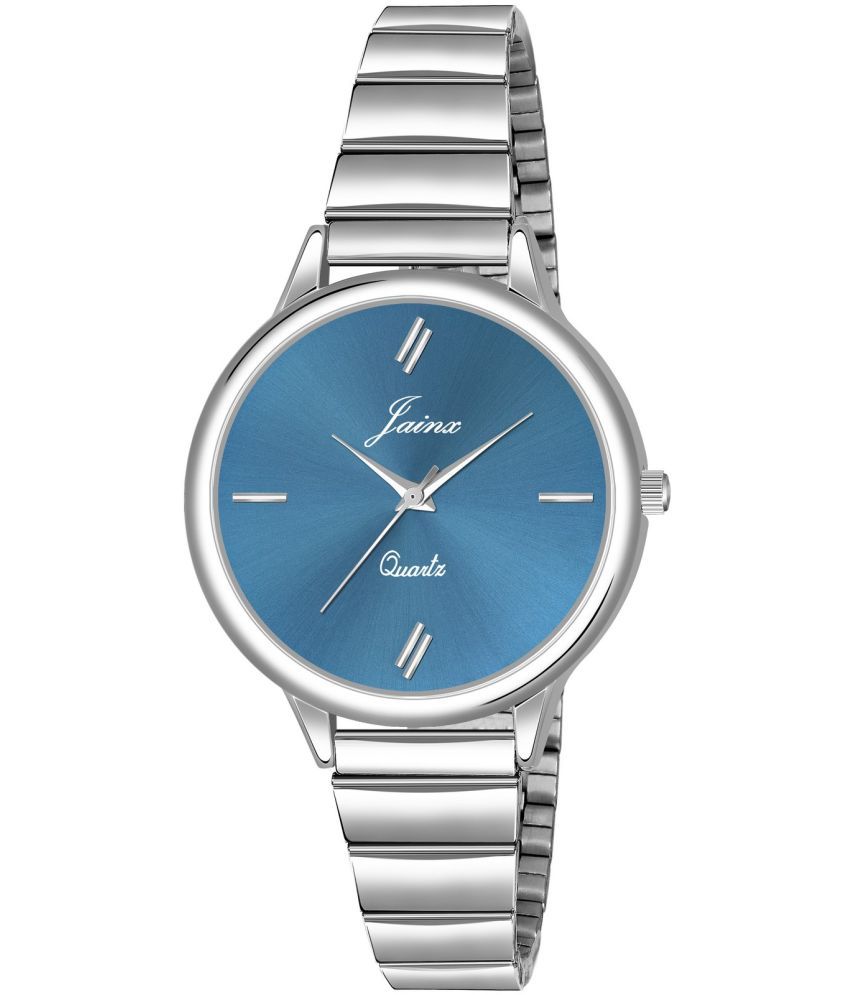     			Jainx Silver Stainless Steel Analog Womens Watch