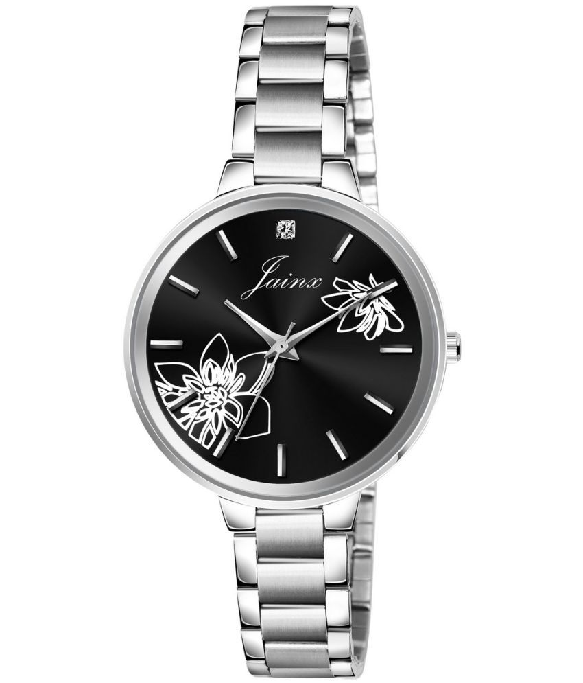     			Jainx Silver Stainless Steel Analog Womens Watch